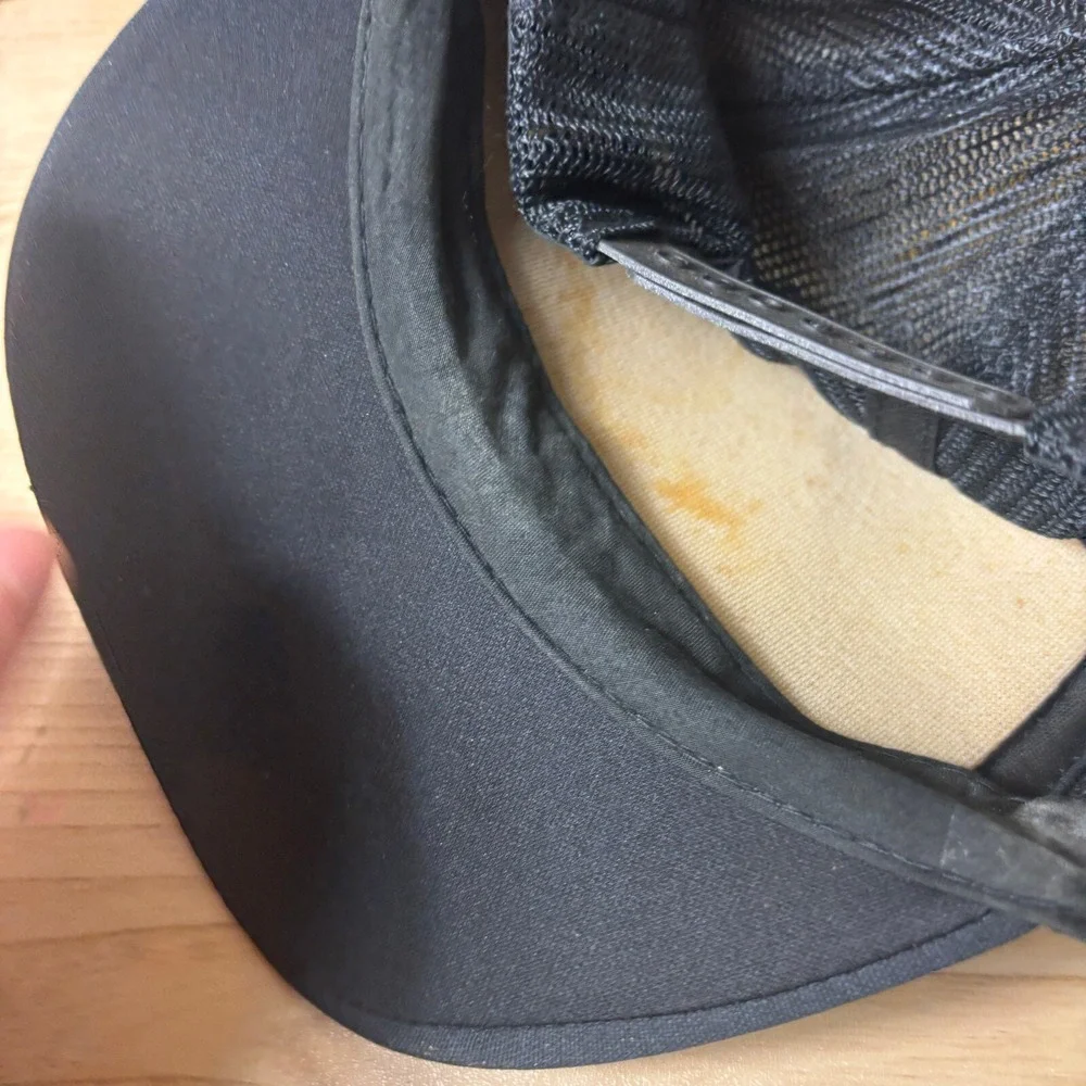 Vintage Royal Canadian Hat Cap Snap Back‎ Black Trucker Adjustable
